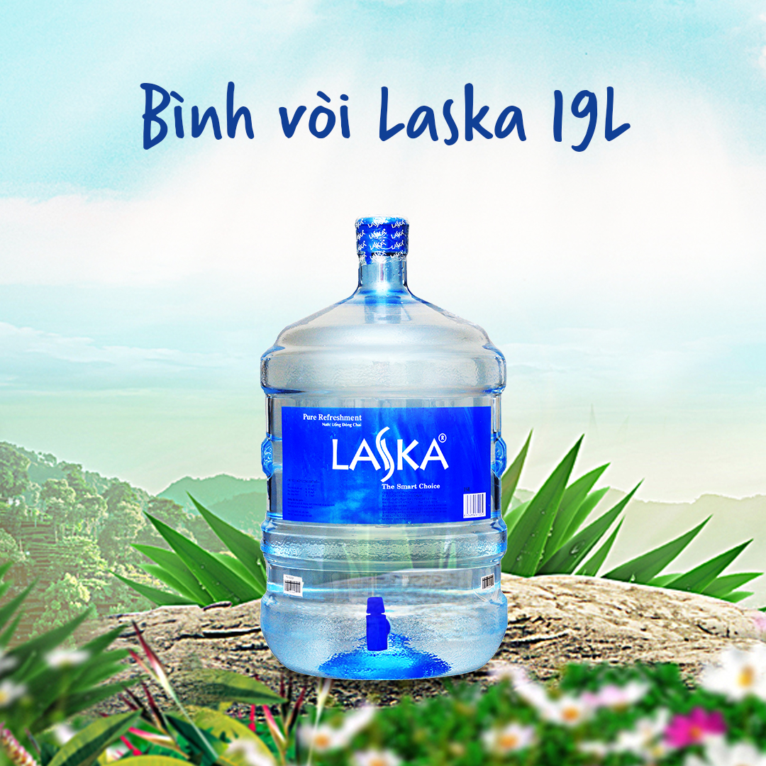 nước uống đóng bình Laska 1